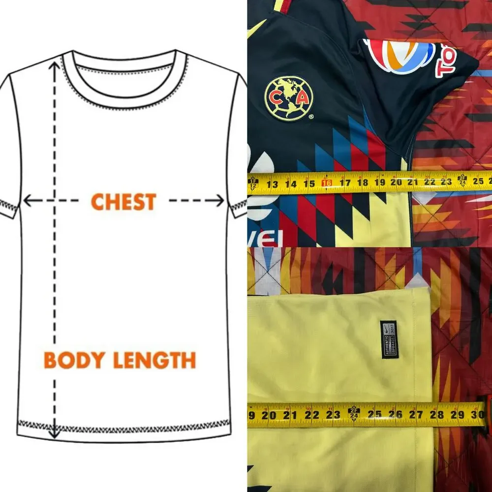 Nike Club America 2017-18 Jersey Large Home Authentic Soccer Oribe Peralta